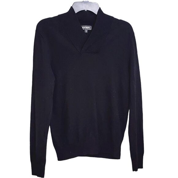 Express black merino wool sweater nwt Sz m - Picture 1 of 3